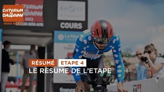 Résumé  Étape 4  Dauphiné 2023 [upl. by Ogden693]