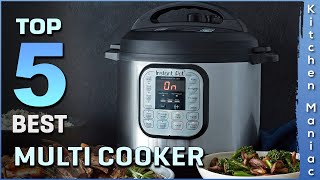 Top 5 Best Multi Cooker Review in 2023 [upl. by Euqinomod]