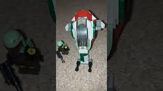 UNBOXING amp BUILDING A LEGO STARWARS BOBA FETTS STARSHIP MIRCOFIGHTER 75344 SET [upl. by Emmie]