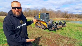 Leveling a Bumpy Yard with a Harley Rake…gone Wrong [upl. by Roma]