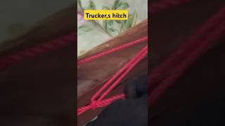 Truckers hitch how to tie auto locking [upl. by Abbub873]