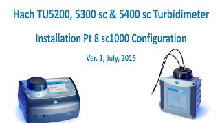 TU5 Series Turbidimeters  Installation Configuration with an sc1000 [upl. by Egiarc]