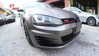 VOLKSWAGEN MK7 CONVERT TO GTI FRONT BUMPER [upl. by Carma]