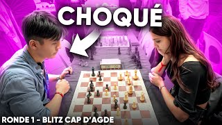 Je suis CHOQUÉ du niveau de cette mystérieuse joueuse d’échecs Blitz Cap d’Agde  Ronde 1 [upl. by Niryt21]