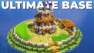 Minecraft ULTIMATE Survival Base Tutorial [upl. by Aelanna]