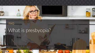 What is presbyopia [upl. by Ahsaet]