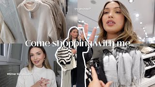 Vlog Come shopping with me Winter Kollektion Pullover Mäntel amp more [upl. by Aneekal]