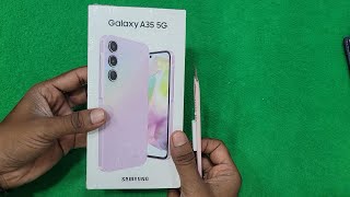 Samsung Galaxy A35 5G Unboxing ☝️ [upl. by Sirroned]