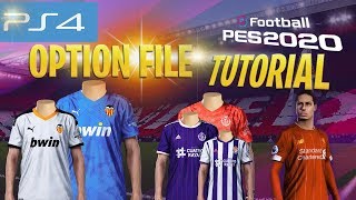 TTB PES 2020 Tutorial  How to Install an Option File on PS4  PES Universe Option File V1 [upl. by Ldnek755]