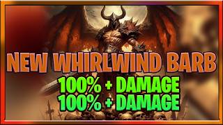 Diablo 4 Season 4 Whirlwind Barbarian Guide NEW UPDATE 100 BUFFED 4x UBER UNIQUES [upl. by Ferrell404]