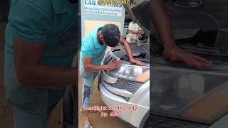 ARS CAR MOTORS 9108607186 headlight buffing dry detailing tinkar painting rubbing [upl. by Adnylem23]