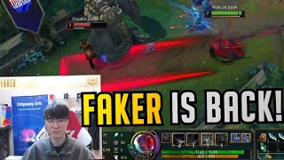 T1 Faker Already Back to Terrorizing SoloQ  Best of LoL Stream Highlights Translated [upl. by Rubetta]