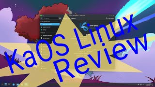 KaOS Linux review  love the installer 64bit only system [upl. by Adian]