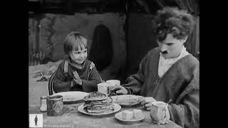 Charlie Chaplin The Kid Pancake Scene [upl. by Goldwin]