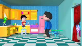 Johny Johny Yes Papa Song  3D Nursery Rhymes For Children  Lollipop Kids Tv [upl. by Enahs]