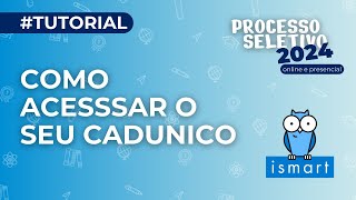 Tutorial Como acessar o seu CADUNICO [upl. by Gow]