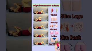 weight loss exercises at home weightlosshome fitnessroutine shortsvideo [upl. by Earized]