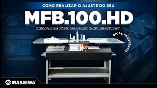 Como Calibrar sua Medidora de Fita MFB100HD Maksiwa [upl. by Jorin945]