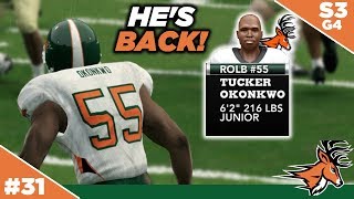 Tucker Okonkwo Returns with a BANG  Whitetails  NCAA Football 14  Ep 31 [upl. by Ynnij6]