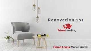 Renovation Purchase or Refinance Information 101 [upl. by Tamanaha]