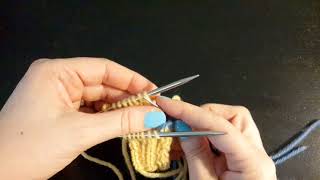 Kitchener Stitch in Ribbing [upl. by Aistek]