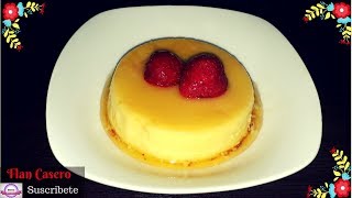 Flan NAPOLITANO Casero  Recetas de Postres Faciles SOLO 4 INGREDIENTES [upl. by Nnylarak]