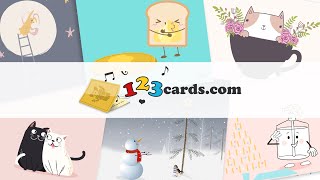 123cardscom  eCards for any occasion [upl. by Attekahs431]