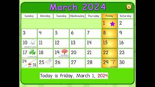 Starfall Calendar March 2024 is here [upl. by Akirahc318]