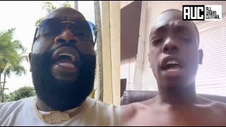 quotYou Kickin Bullsht Boyquot Rick Ross Claps Back At Bobby Shmurda After Kicking Him Off Tour [upl. by Ivett]