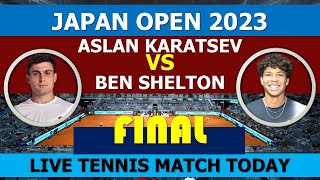 Karatsev vs Shelton  Japan Open [upl. by Lavro]