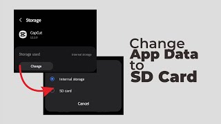 How to Move App Data from Internal Storage to SD Card on Android [upl. by Slorac]