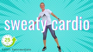 No More Excuses 25Minute Sweaty Cardio Workout [upl. by Mattias]