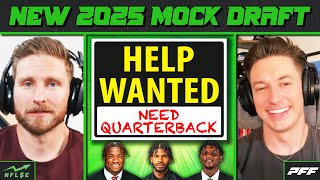 2025 MOCK DRAFT  QB Options For Browns Giants Jets  NFL Stock Exchange [upl. by Strauss]