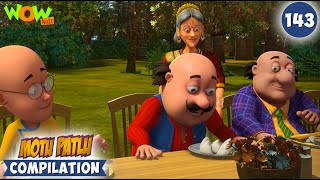 Chingum Hua Beghar  Motu Patlu Season 13 Compilation 143  Motu Patlu  Cartoons Kids  spot [upl. by Dreda259]