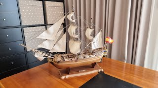 Ship Model Build Log 5 months work overview⚒️💪🚢 [upl. by Arykahs]