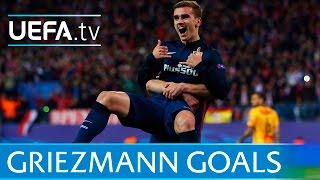 Antoine Griezmann  Five great goals [upl. by Wadlinger]