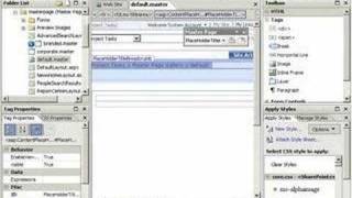 Modify Content Placeholders in SharePoint Designer 2007 [upl. by Votaw523]