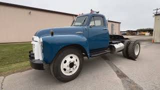 1952 GMC 450 SA Truck Tractor 5514  Selling at auction [upl. by Nysilla11]