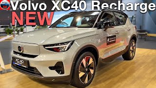 New VOLVO XC40 RECHARGE 2024  OVERVIEW exterior interior [upl. by Aelanej]