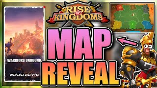 Full Map Reveal Warriors Unbound KvK Rise of Kingdoms [upl. by Airdnaz208]