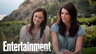 Gilmore Girls Alexis Bledel amp Lauren Graham Talk Rumors of a Movie  Entertainment Weekly [upl. by Inig]