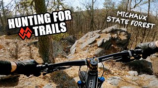 Hunting for double black trails at Michaux State Forest  Just Ride Ep 14 [upl. by Halilahk]