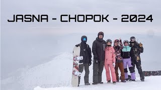 Snowboarding  Jasna Nizke Tatry  Slovakia 2024 [upl. by Giwdul]