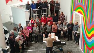 Hellesveor  sung by St Ives Combined Chapels’ Cornish Carol Choir at Tate Winter Festival 2022 [upl. by Kcirted]