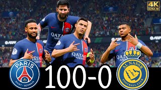 FC 24 MESSI RONALDO NEYMAR amp MBAPPE  ALL STARS  PSG 1000 AL NASSR [upl. by Zaslow962]