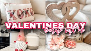 NEW 2024 VALENTINES DAY DECORATE WITH ME  VALENTINES DAY DECOR IDEAS  DECORATING MY NEW HOUSE [upl. by Annayram]