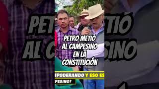 Paro campesino paro de paramos Gustavo Petro [upl. by Lirrehs]