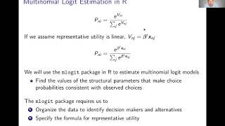 Week 4 Logit Model  Video 4 Multinomial Logit Model [upl. by Eslek]