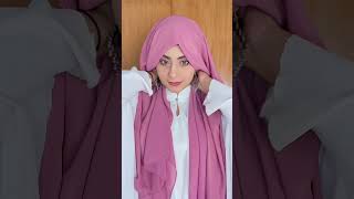 Wedding Guest Hijab Tutorial with Earrings wedding hijabtutorial hijabstyle shorts earrings [upl. by Amadus]