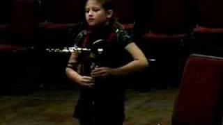 Northumbrian Small Pipes  Chloe Corrigan aged 10 [upl. by Hanah]